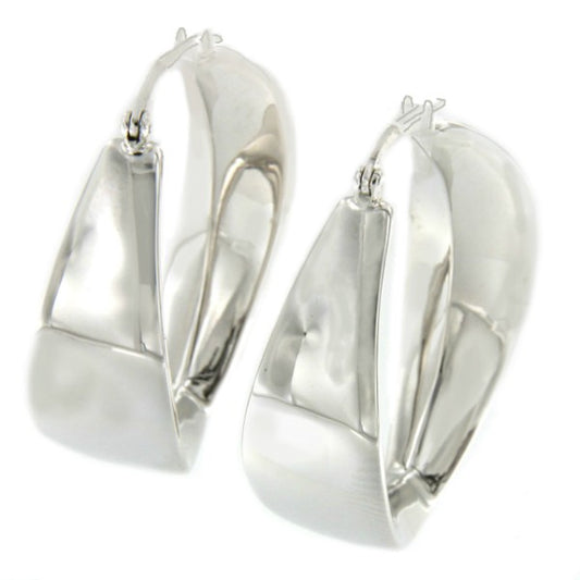 Argollas SYDNEY en plata o chapada en oro