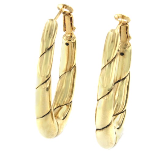 Argollas BROCHET en plata o chapada en oro - Roman Joyero