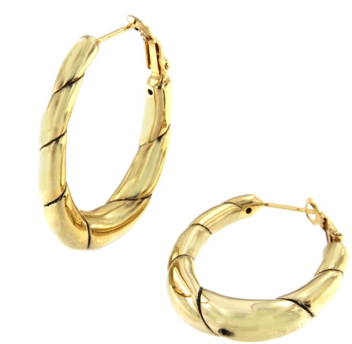Argollas BROCHET en plata o chapada en oro - Roman Joyero