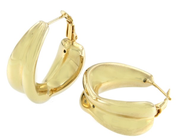 Argollas GUILLAM en plata o chapada en oro