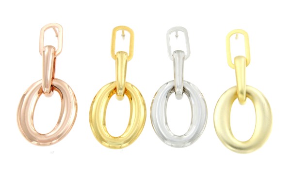 Pendientes YANGON de plata de primera ley