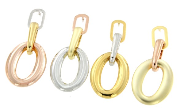 Pendientes YANGON de plata de primera ley