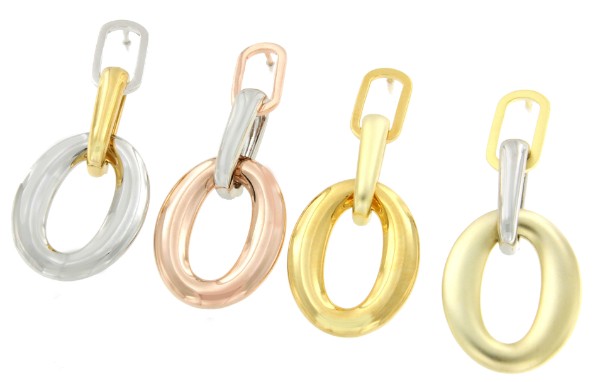 Pendientes YANGON de plata de primera ley