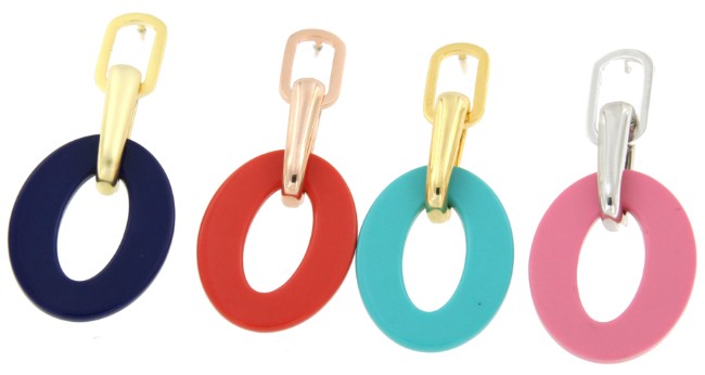 Pendientes YANGON de plata de primera ley