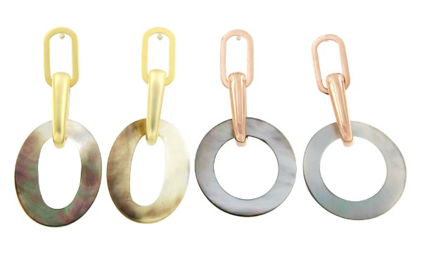 Pendientes YANGON de plata de primera ley