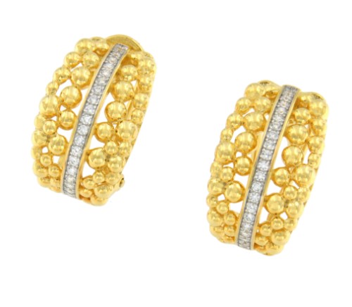 Pendientes de plata DORVAL con circonitas