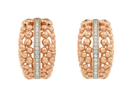 Pendientes de plata DORVAL con circonitas