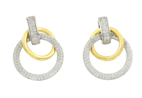 Pendientes de plata LUQA con circonitas - Roman Joyero