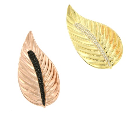 Broche de plata BUTMIR con circonitas