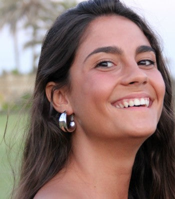 Argollas GUILLAM en plata o chapada en oro