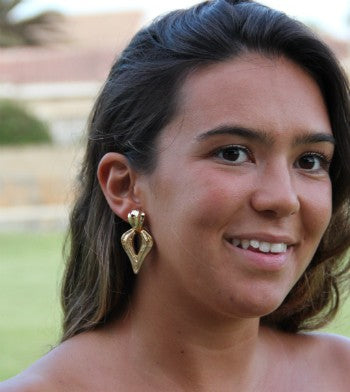 Pendientes TOFINO en plata o chapada en oro