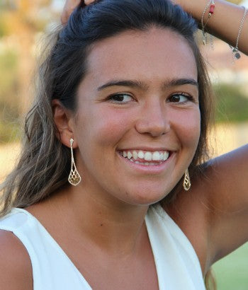 Pendientes de plata WILSON con circonitas