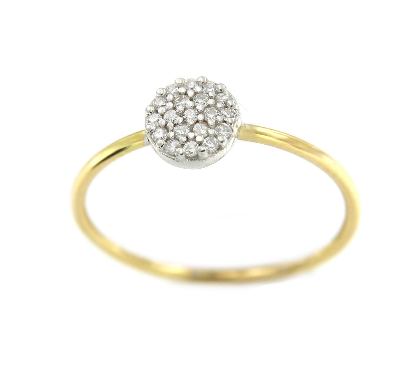 Alianza de oro amarillo AYDAN con diamantes - Roman Joyero