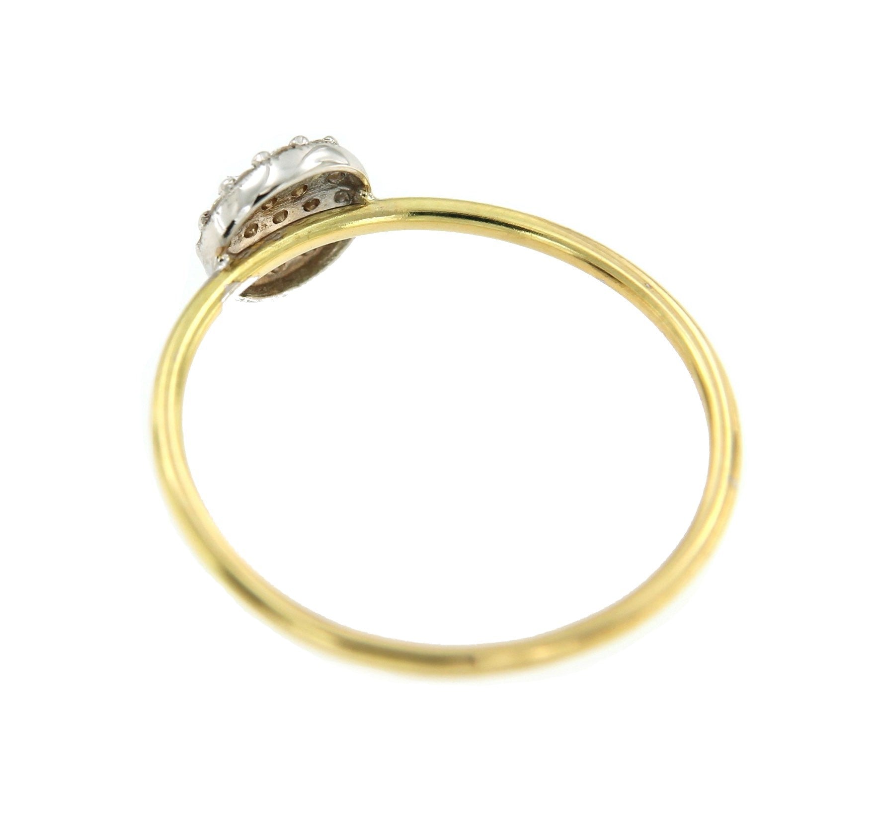 Alianza de oro amarillo AYDAN con diamantes - Roman Joyero