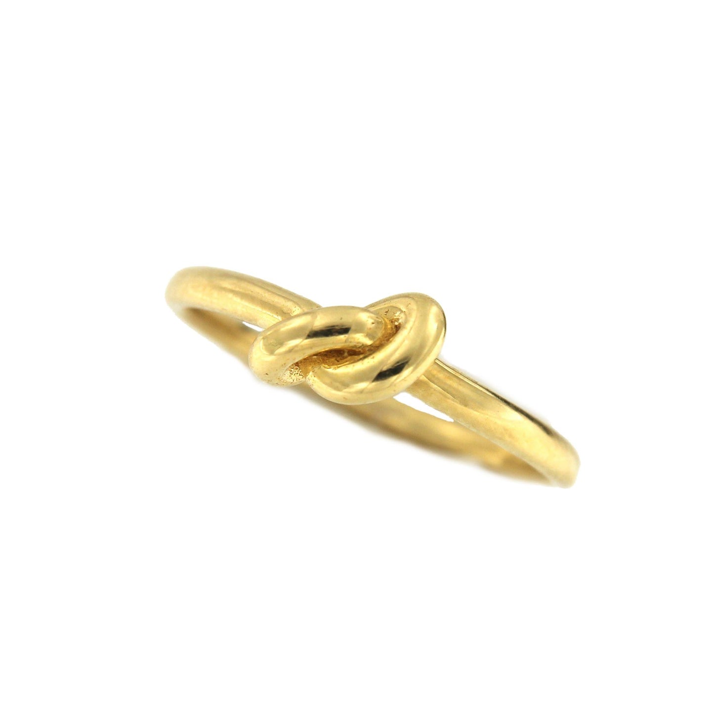 Anillo EDA en oro amarillo de 18 kilates con nudo marinero - Roman Joyero