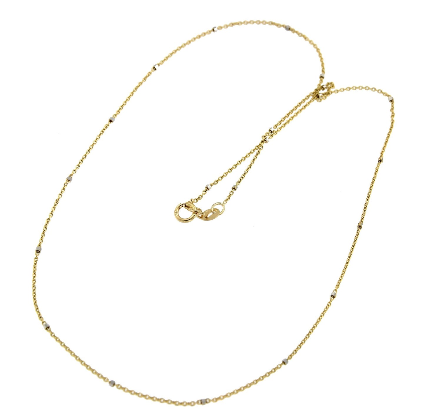 Gargantilla EMINE en oro amarillo y oro blanco de 18 kilates - Roman Joyero