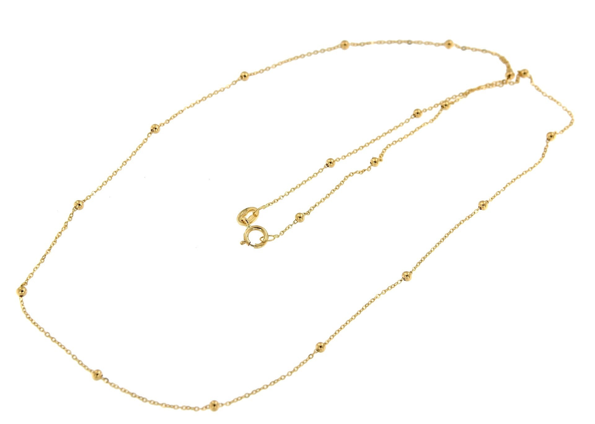 Gargantilla ENISE en oro amarillo de 18 kilates con bolitas de oro - Roman Joyero