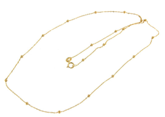 Gargantilla ENISE en oro amarillo de 18 kilates con bolitas de oro - Roman Joyero