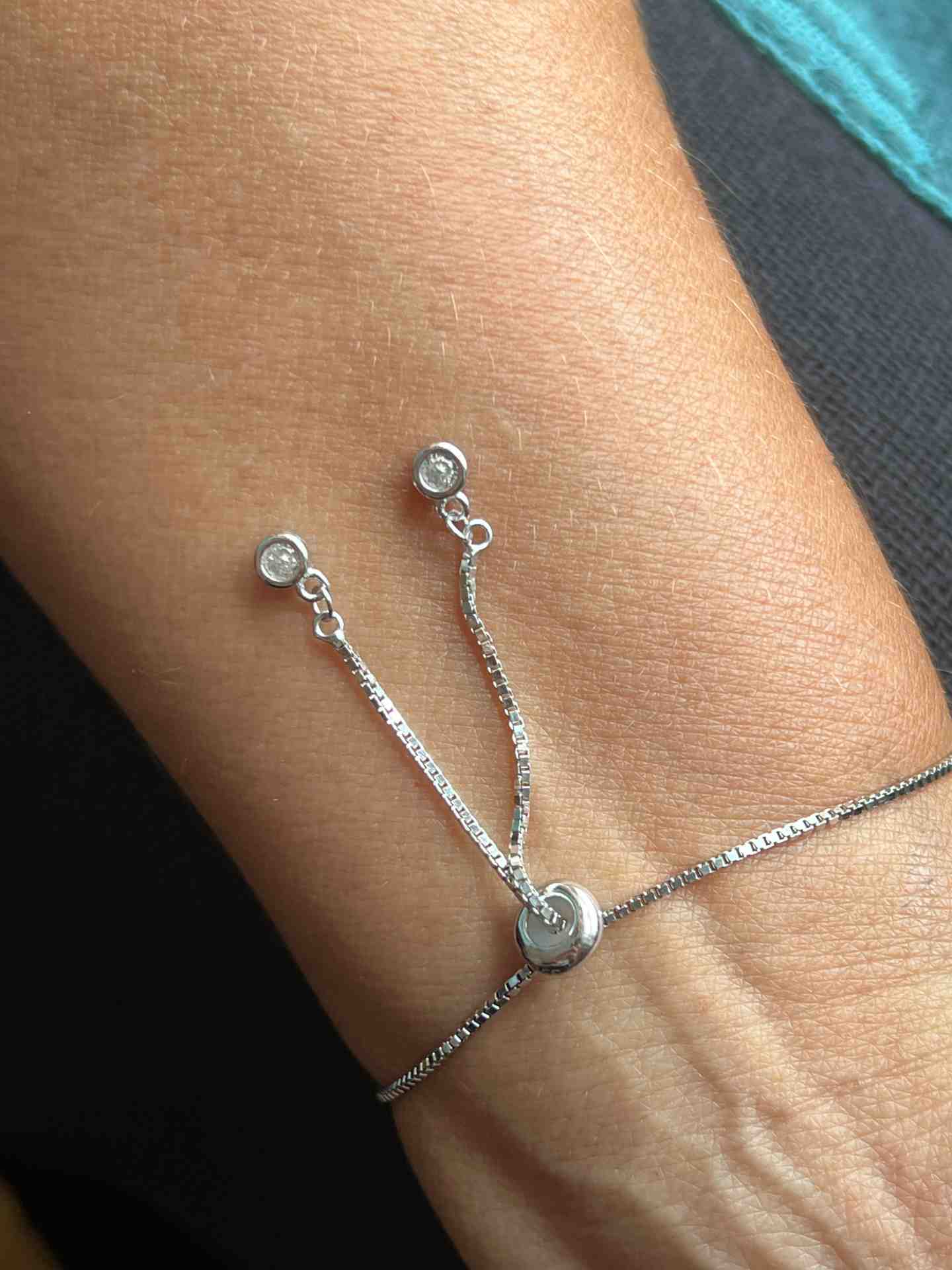 Pulsera COCO en plata de 1º ley ley con circonitas