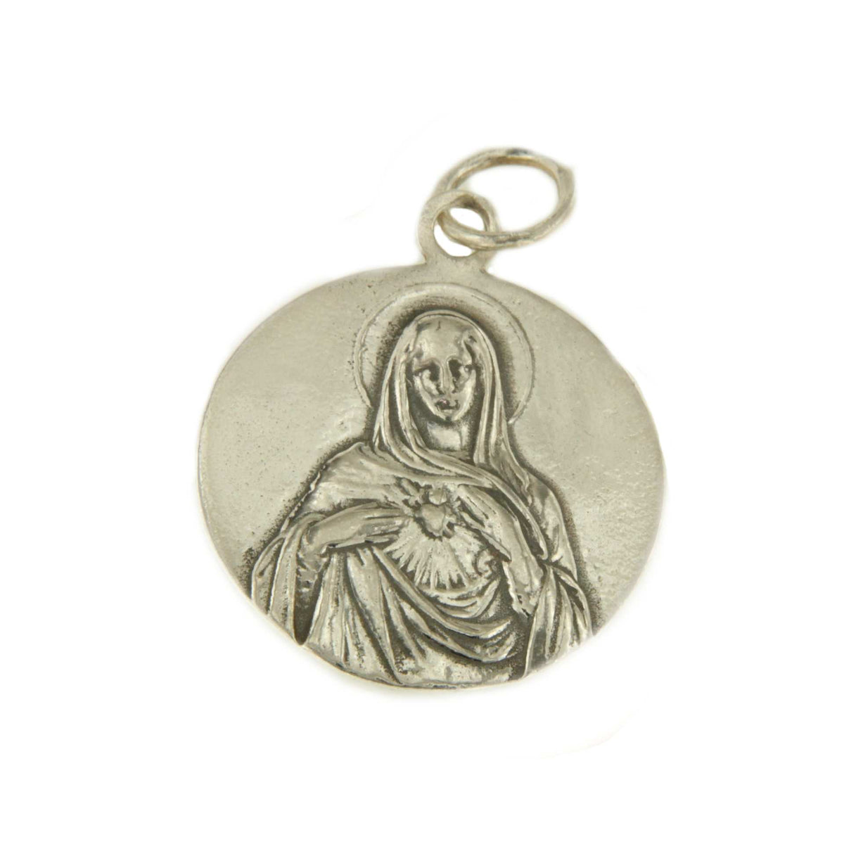 Medalla FE Sagrado Corazón de Plata de 1ª Ley 975 ml