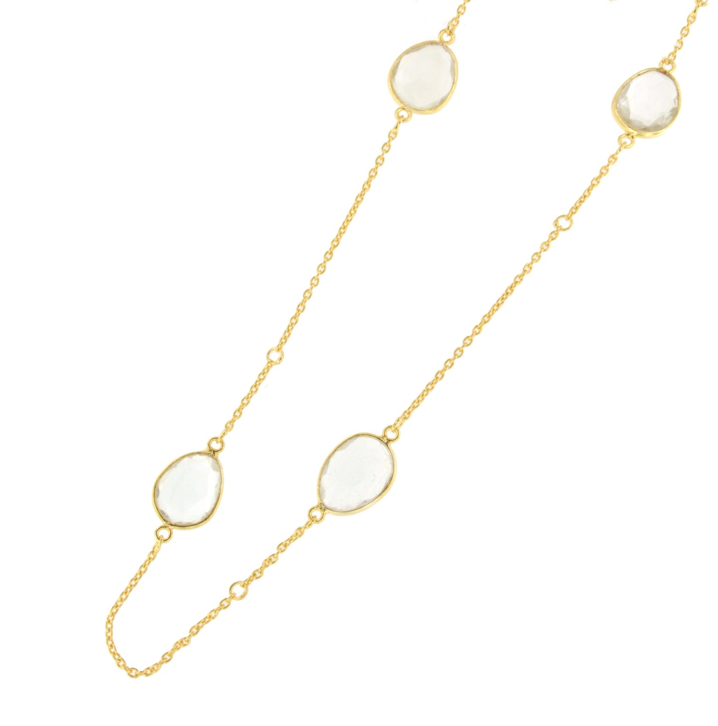 Collar NUBE en plata de 1º ley con baño de oro 18 ktes