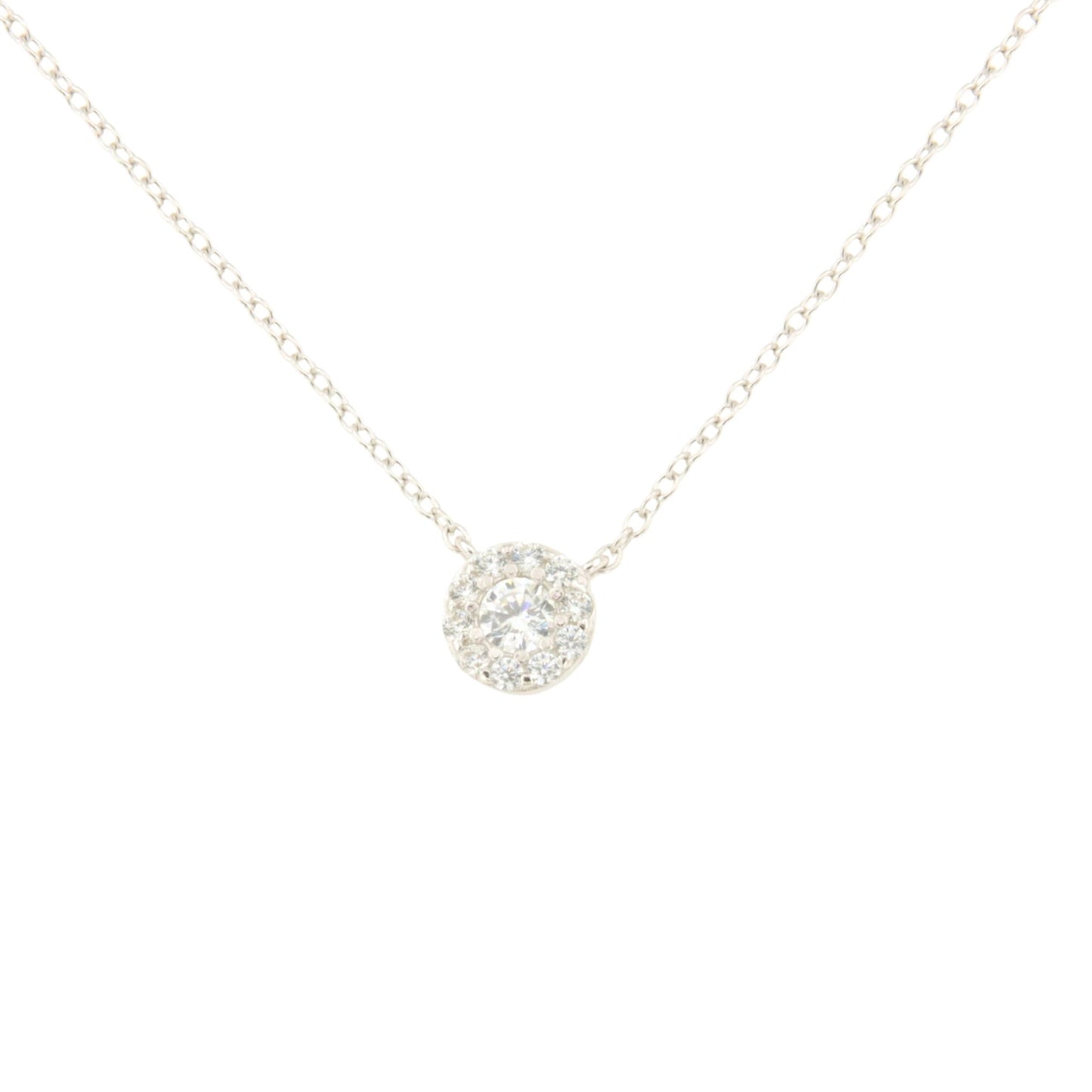 Gargantilla SABA de plata ley / baño de oro 18 ktes con circonitas