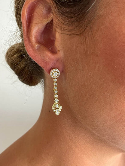 Pendientes BAHAMA desmontables en plata con circonitas