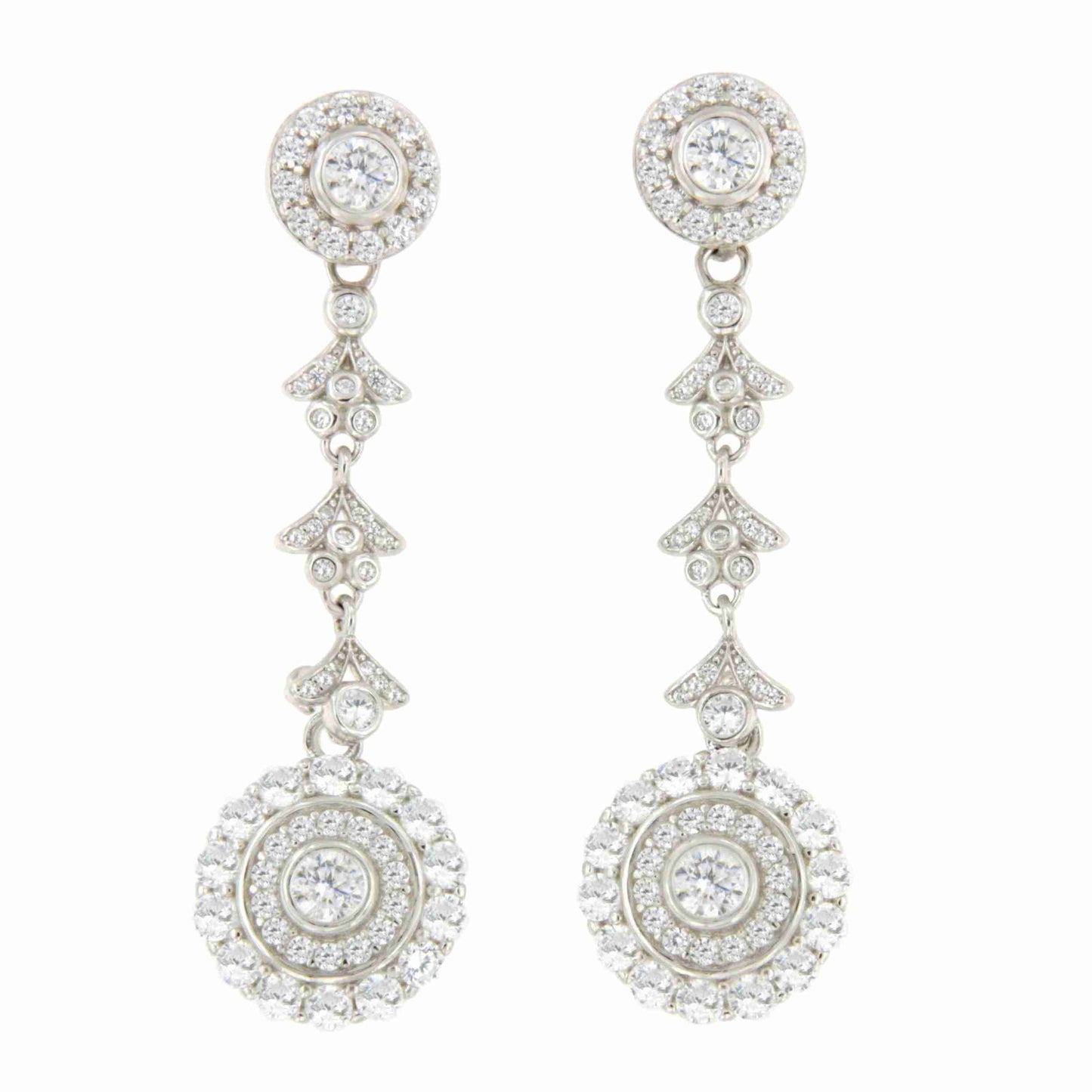 Alargador VARADERO hojas de plata de ley y circonitas