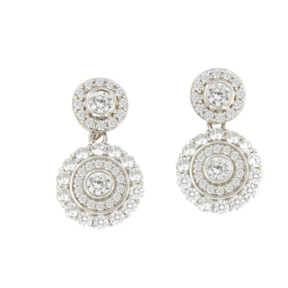 Colgantes MARGARA , para pendientes desmontables rosetas art decó