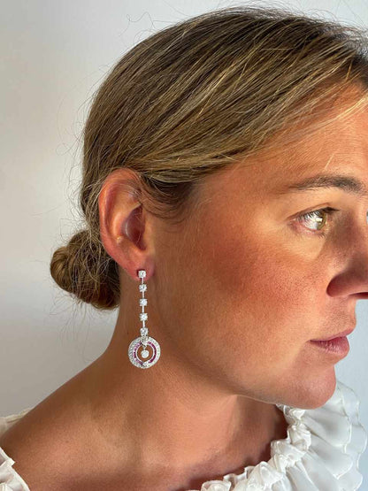 Colgantes LEVISA art decó, para pendientes desmontables en distintos colores