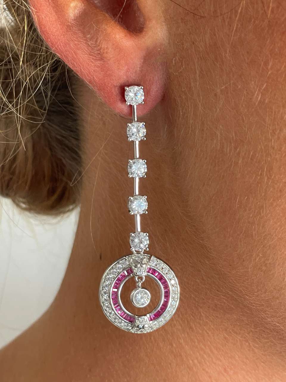 Colgantes LEVISA art decó, para pendientes desmontables en distintos colores