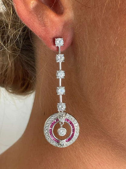 Colgantes LEVISA art decó, para pendientes desmontables en distintos colores