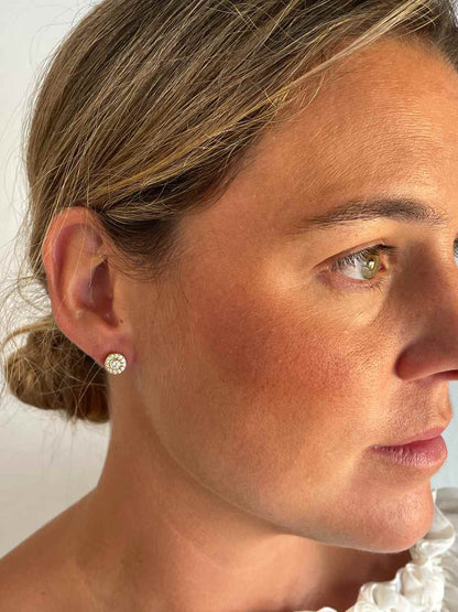 Pendientes BAHAMA desmontables en plata con circonitas