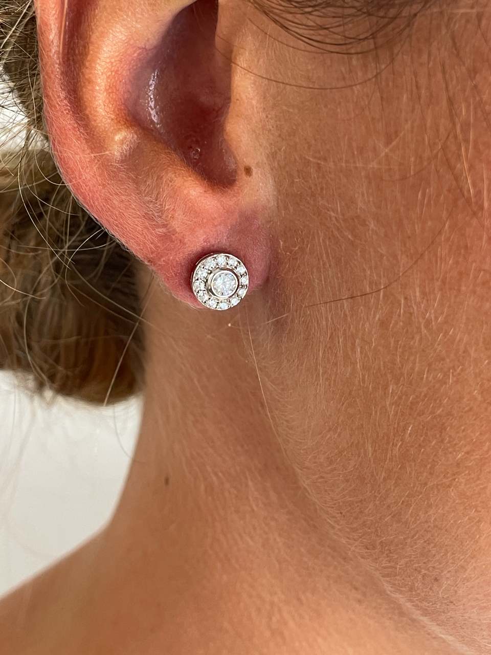 Pendientes BAHAMA desmontables en plata con circonitas