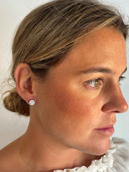 Pendientes BAHAMA desmontables en plata con circonitas