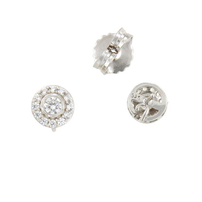Pendientes BAHAMA desmontables en plata con circonitas