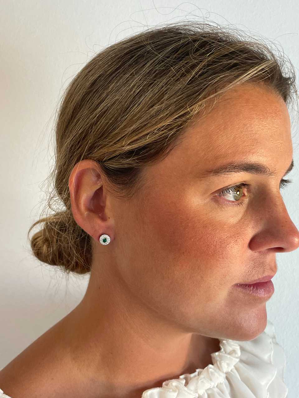 Pendientes BAHAMA desmontables en plata con circonitas