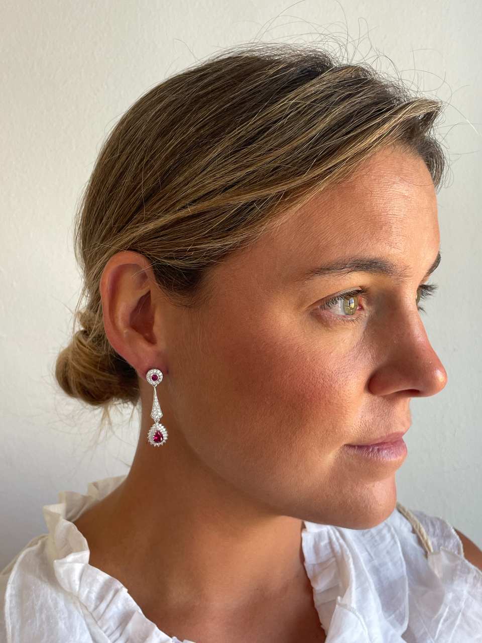 Pendientes BAHAMA desmontables en plata con circonitas
