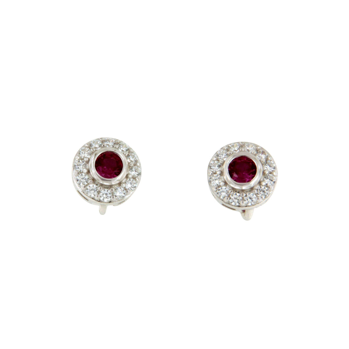 Pendientes BAHAMA desmontables en plata con circonitas
