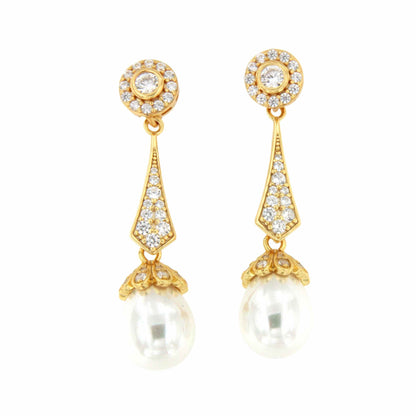 Alargador BEQUIA triangular de plata de ley y circonitas