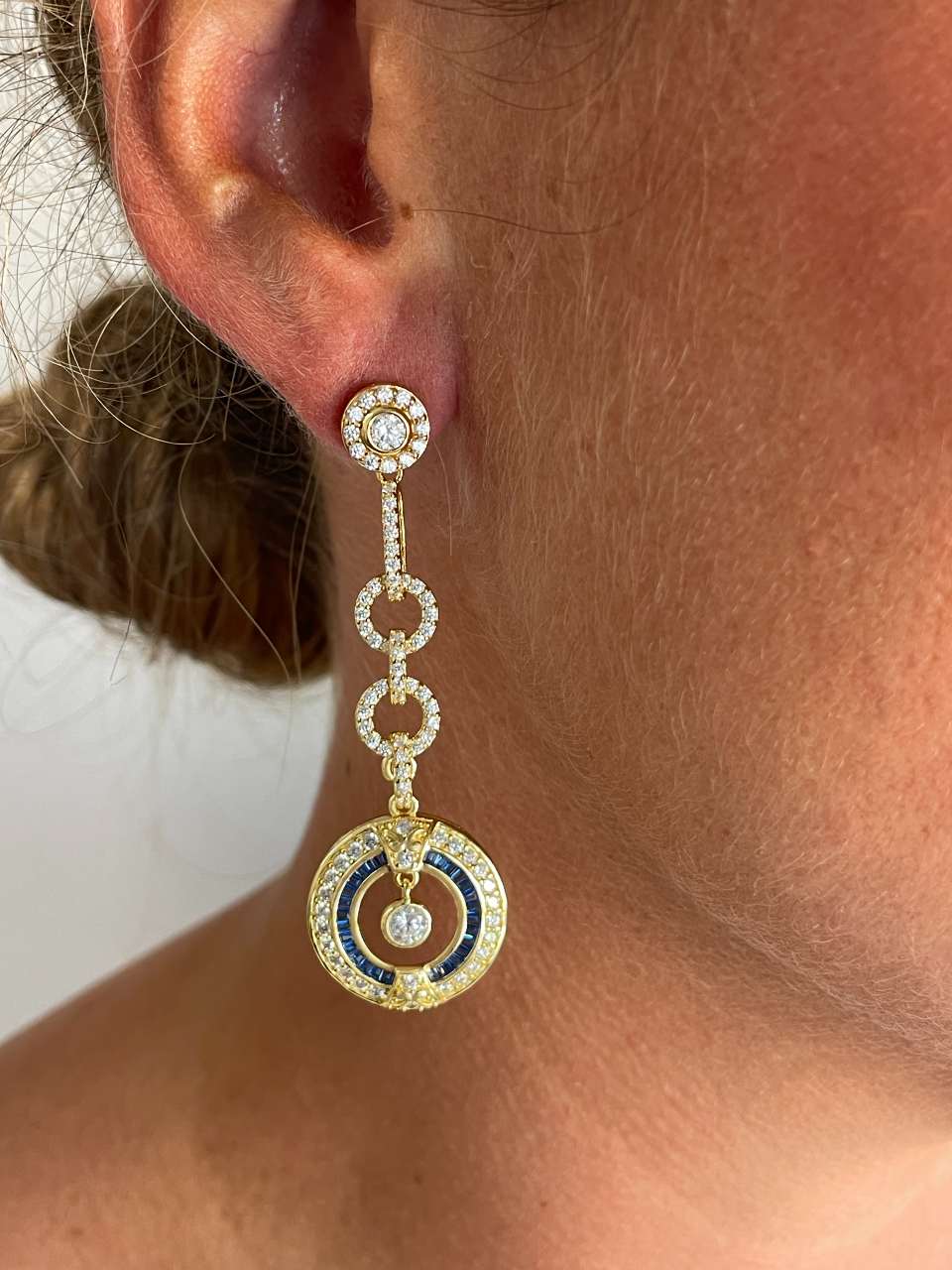 Colgantes LEVISA art decó, para pendientes desmontables en distintos colores