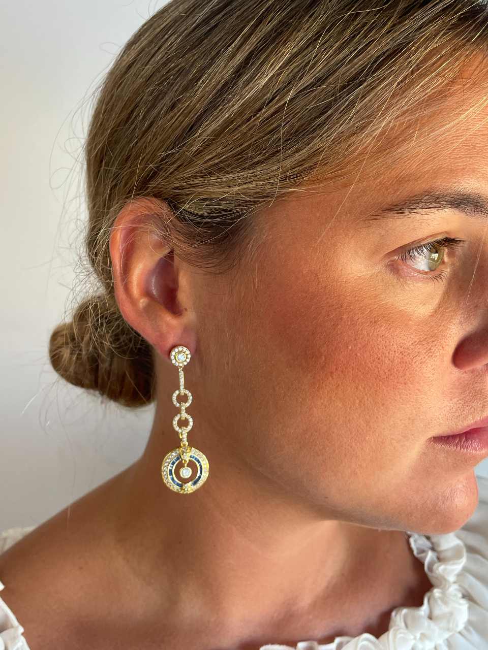 Colgantes LEVISA art decó, para pendientes desmontables en distintos colores