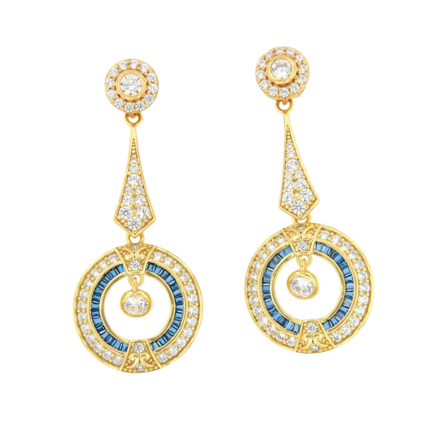 Colgantes LEVISA art decó, para pendientes desmontables en distintos colores