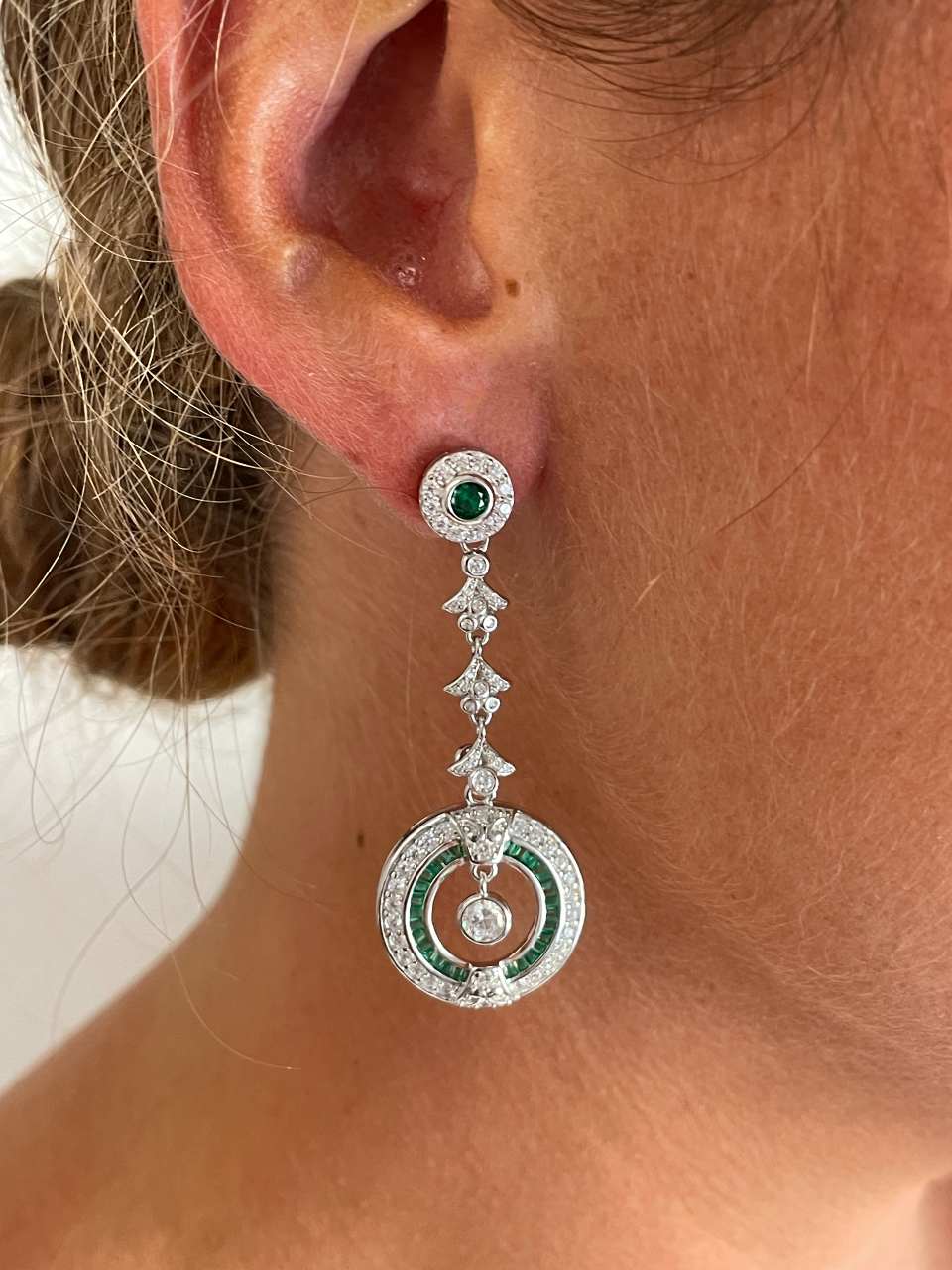 Colgantes LEVISA art decó, para pendientes desmontables en distintos colores