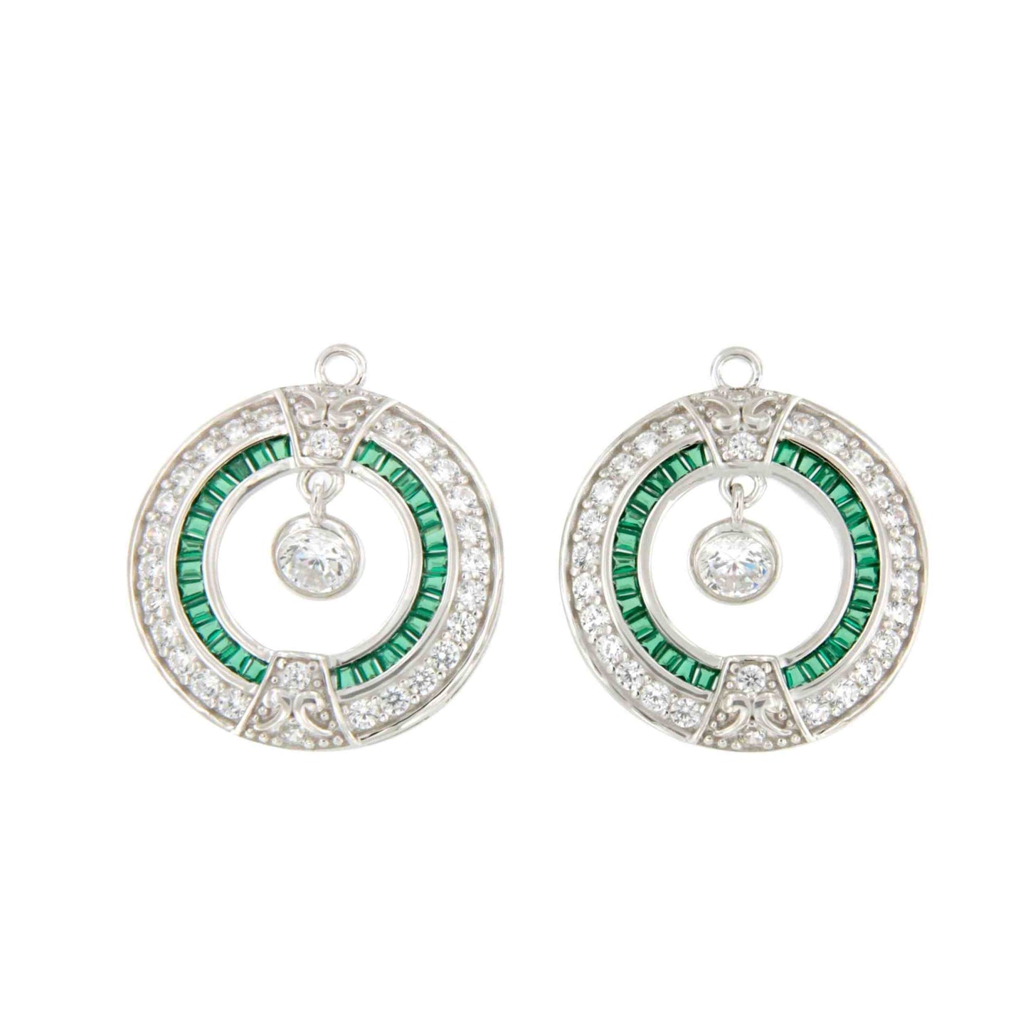 Colgantes LEVISA art decó, para pendientes desmontables en distintos colores