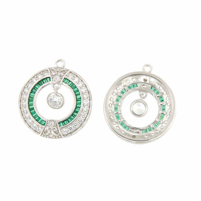 Colgantes LEVISA art decó, para pendientes desmontables en distintos colores