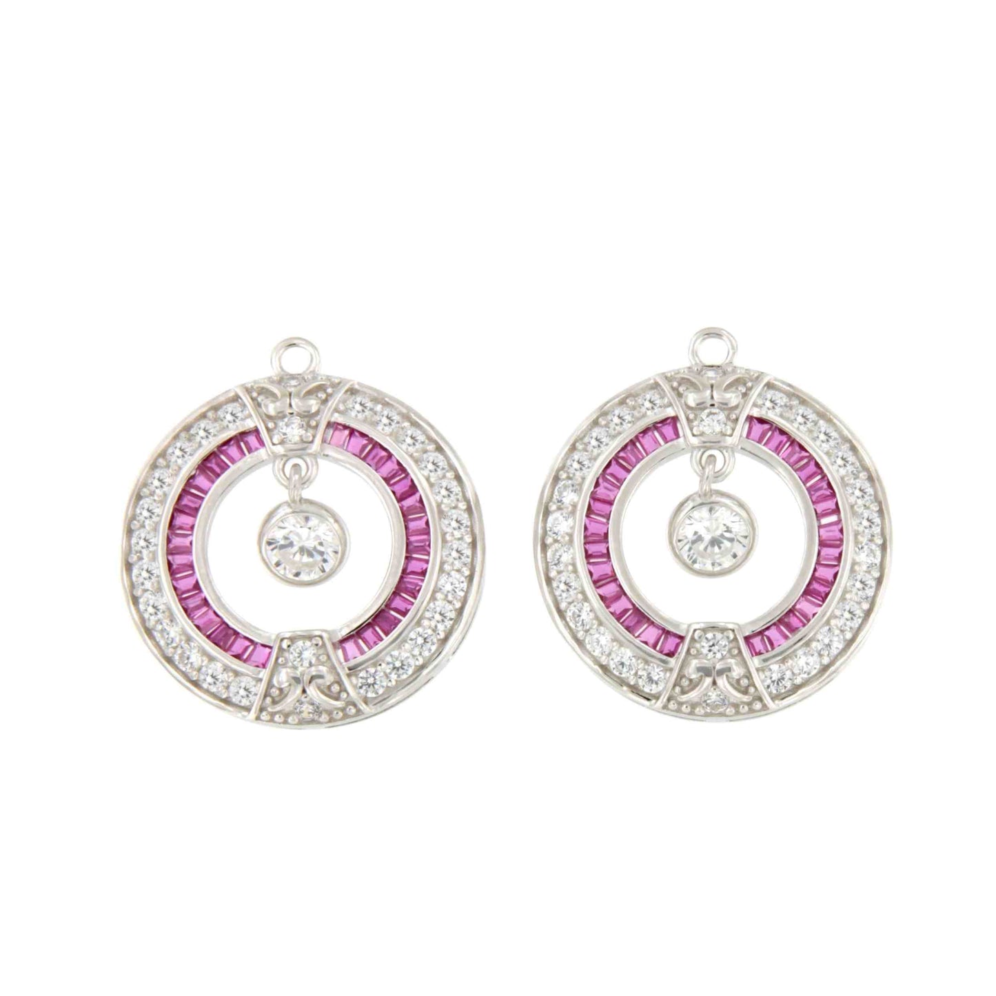 Colgantes LEVISA art decó, para pendientes desmontables en distintos colores