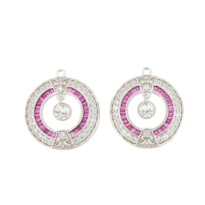 Colgantes LEVISA art decó, para pendientes desmontables en distintos colores