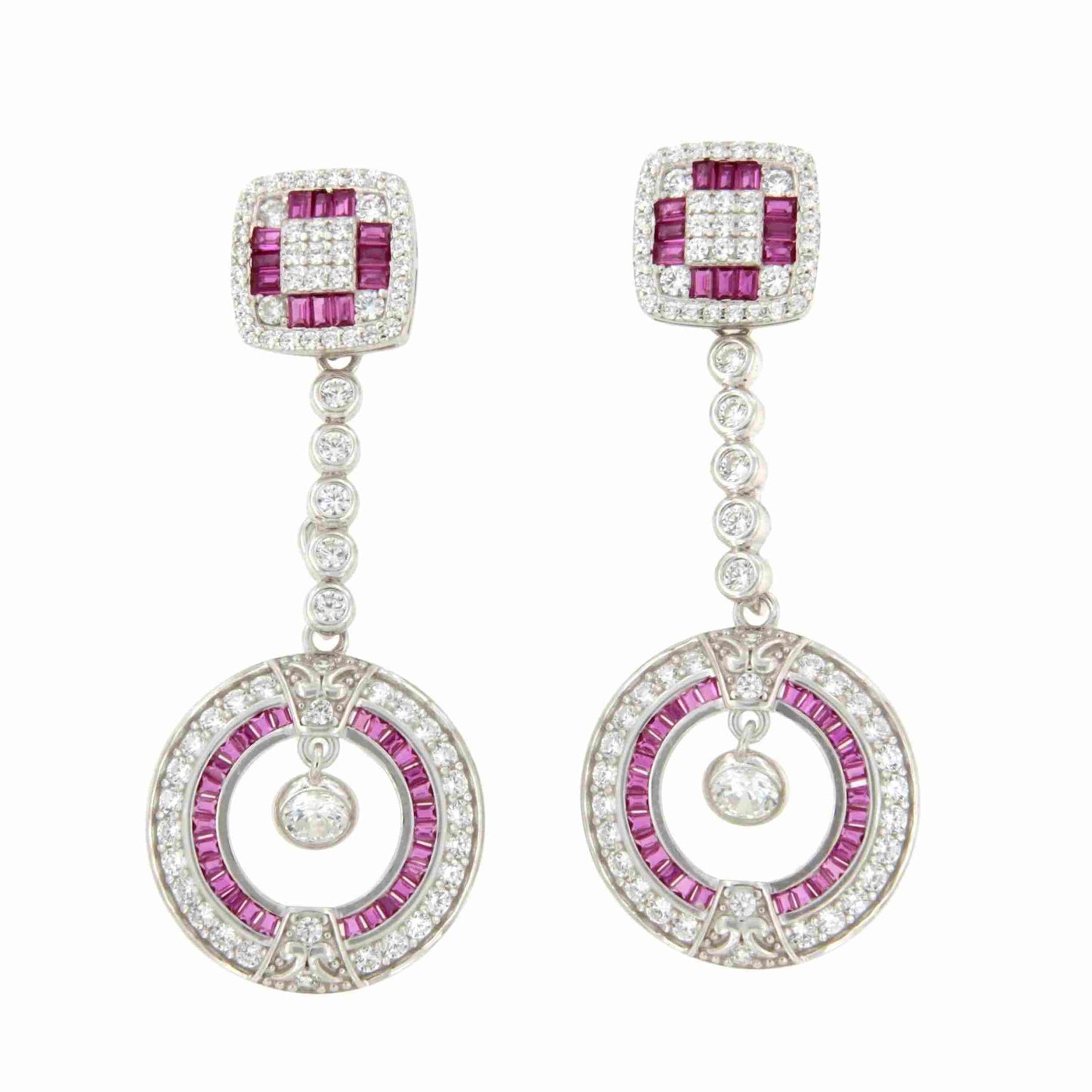 Colgantes LEVISA art decó, para pendientes desmontables en distintos colores