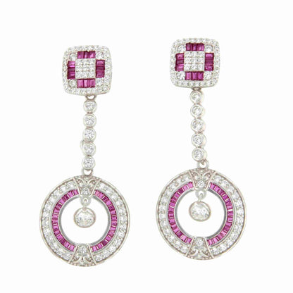 Colgantes LEVISA art decó, para pendientes desmontables en distintos colores